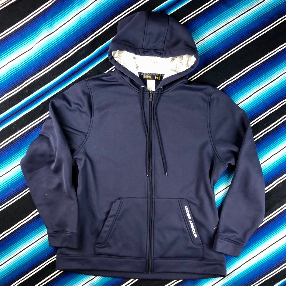 Under Armour Full Zip Hoodie Blue - XL